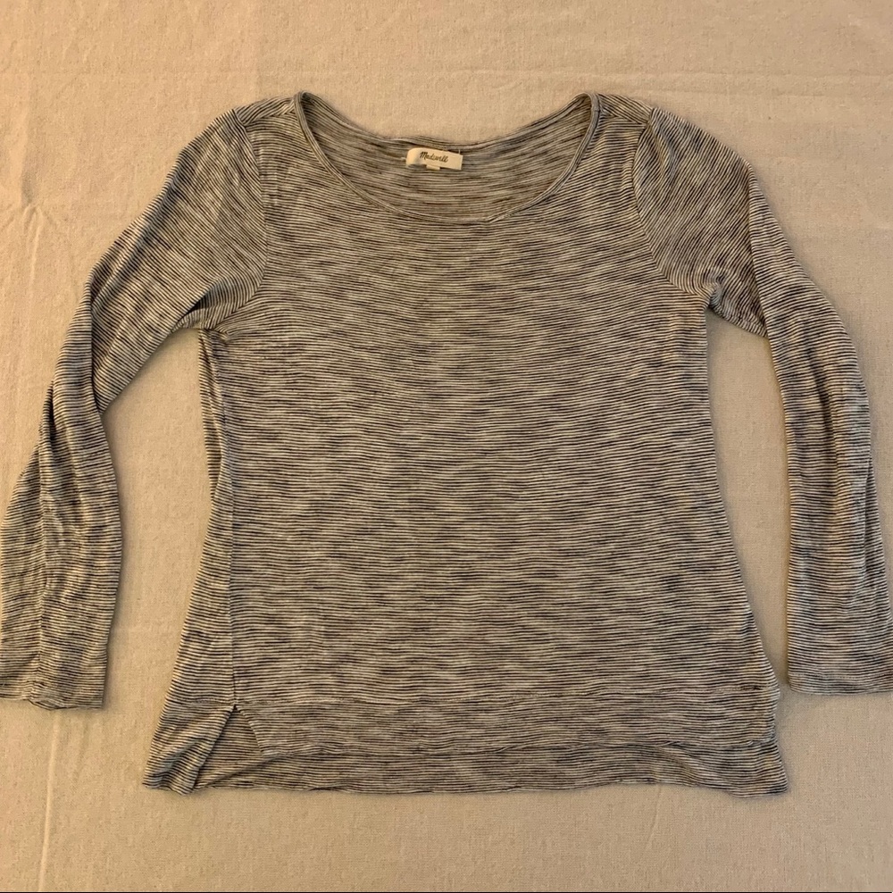 Madewell Super Soft Black & White Striped Tee